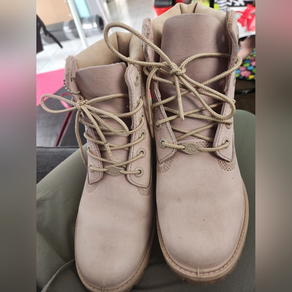 Pink Women's Timberlands - Picture 4 of 4